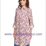 floral desenli tunik