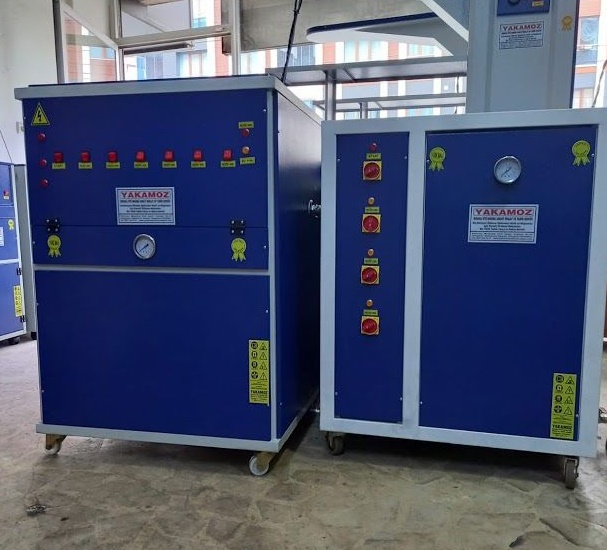 60 kw merkezi buhar kazanı ihtiyaç fazlası sorunsuz ucuz bir makine