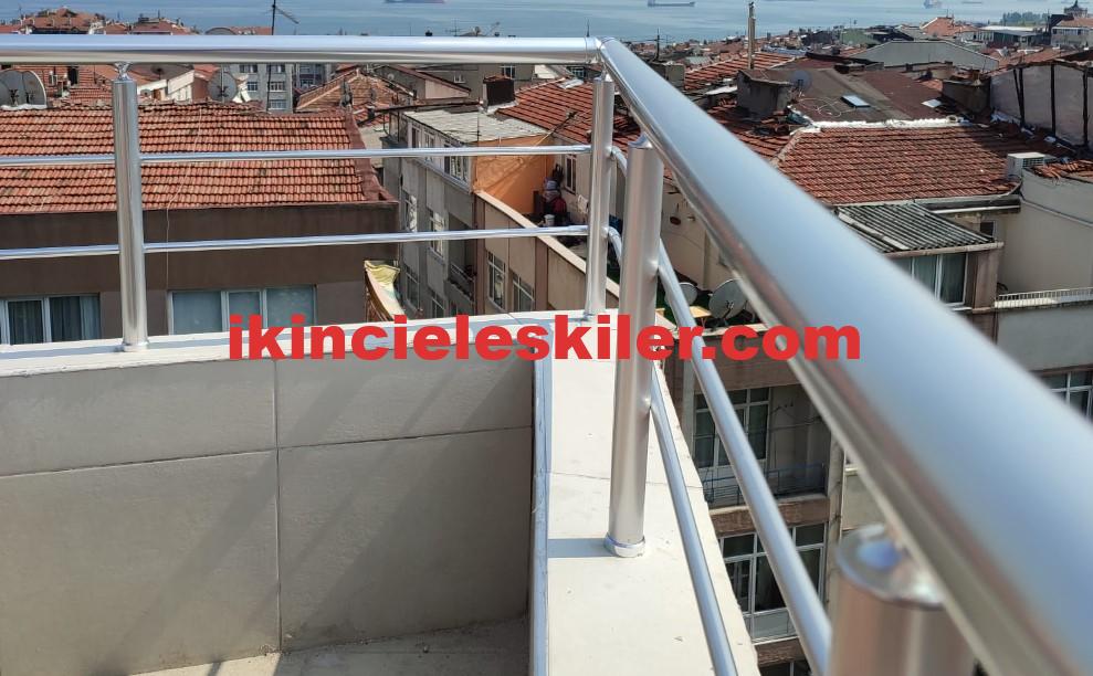 2.el teras çıkma alüminyum korkuluk 200 TL