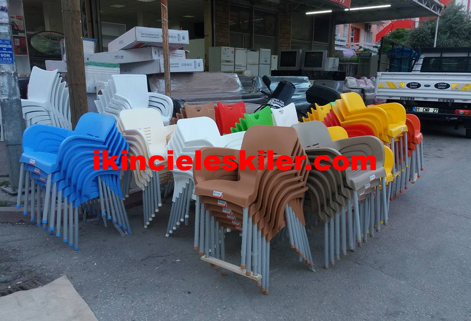 ikinci el renkli plastik sandalye