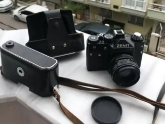 Antika sovyet zenit fotograf makinesi 1