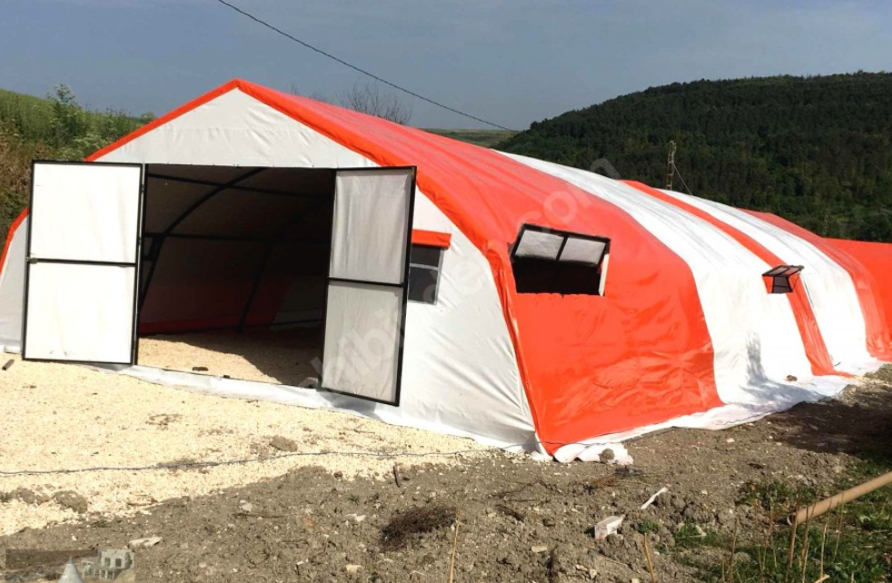 Isıtmalı sağlam kış için ikinci el koyun çadırı