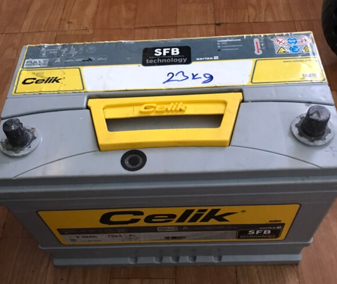 Hurda 12V 90 AMPER CELIK AKU 1