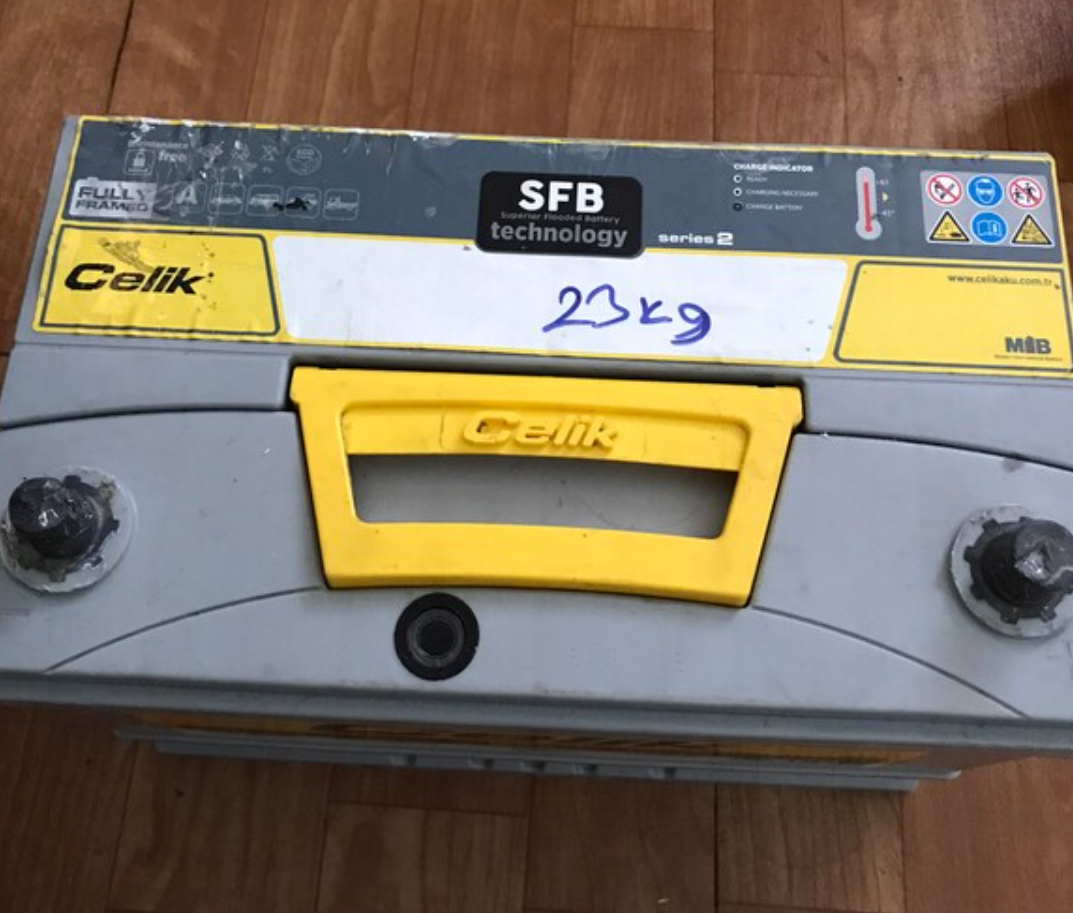 Hurda 12V 90 AMPER CELIK AKU 2